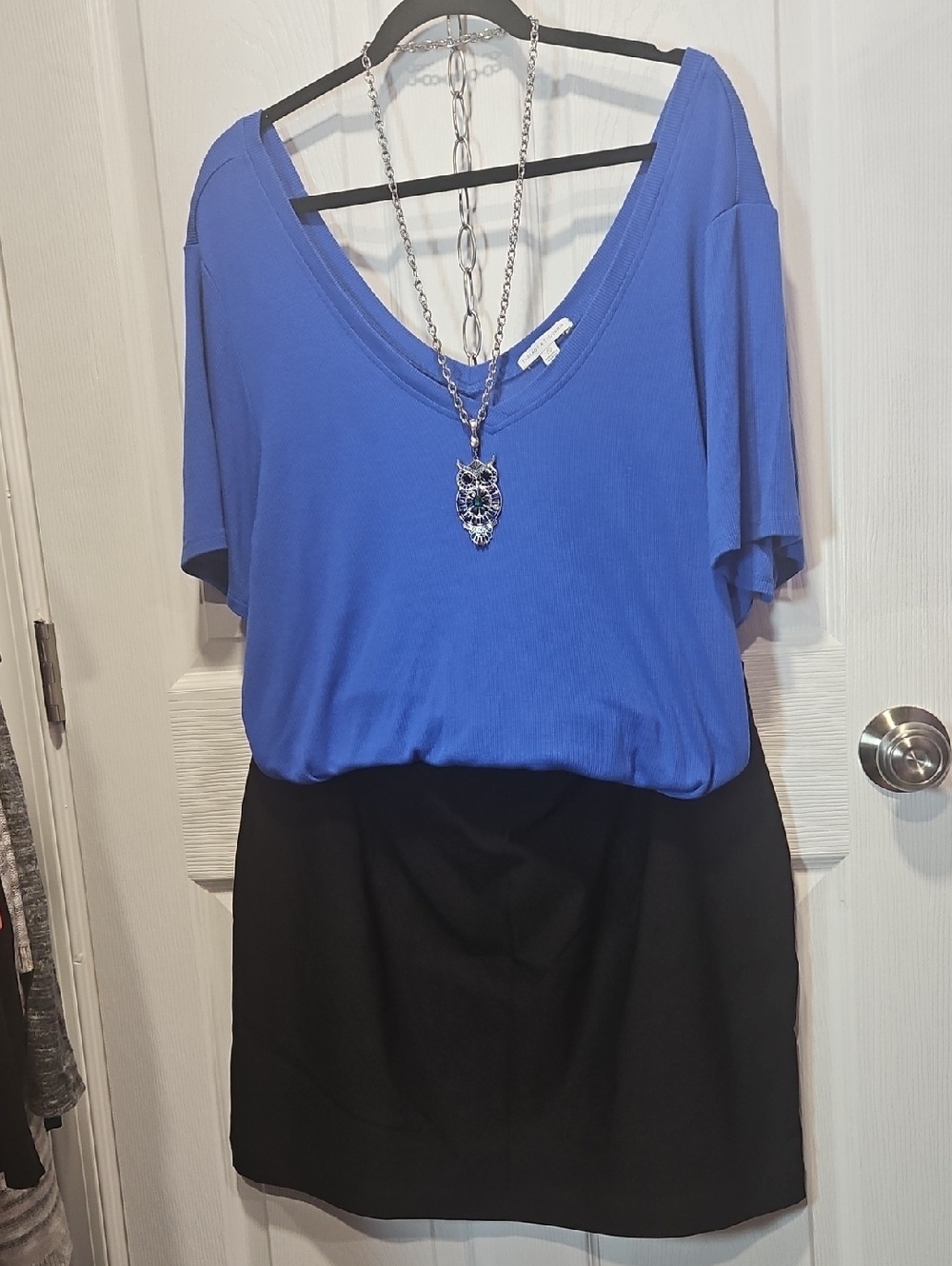 Threads 4 Thought Royal Blue Ribbed Crewneck Top